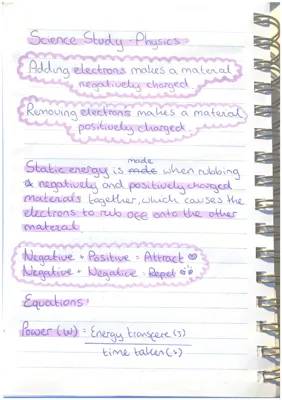 Science revision⚡️⚡️⚡️