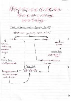 Fun with Sine and Cosine Rules: Questions and Answers PDF for Kids!