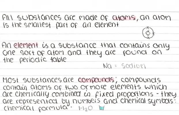 GCSE Chemistry: Basic Definitions, Filtration & Crystallisation