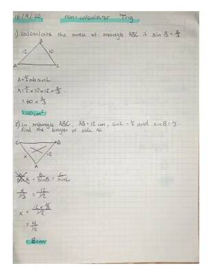 Nat 5 Maths: Easy Triangle Area Formulas and More!