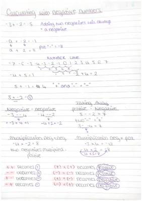 How to Calculate with Negative Numbers in Maths - Fun Worksheets & Cool Number Line Tricks!