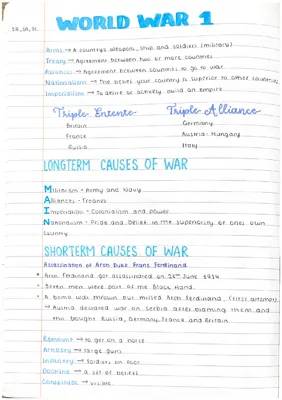 World War 1 Overview: Causes, Summary, and Treaty of Versailles