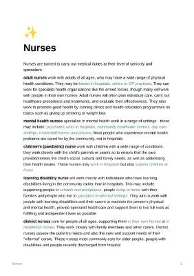 What Nurses Do in the NHS - 10 Duties and More!