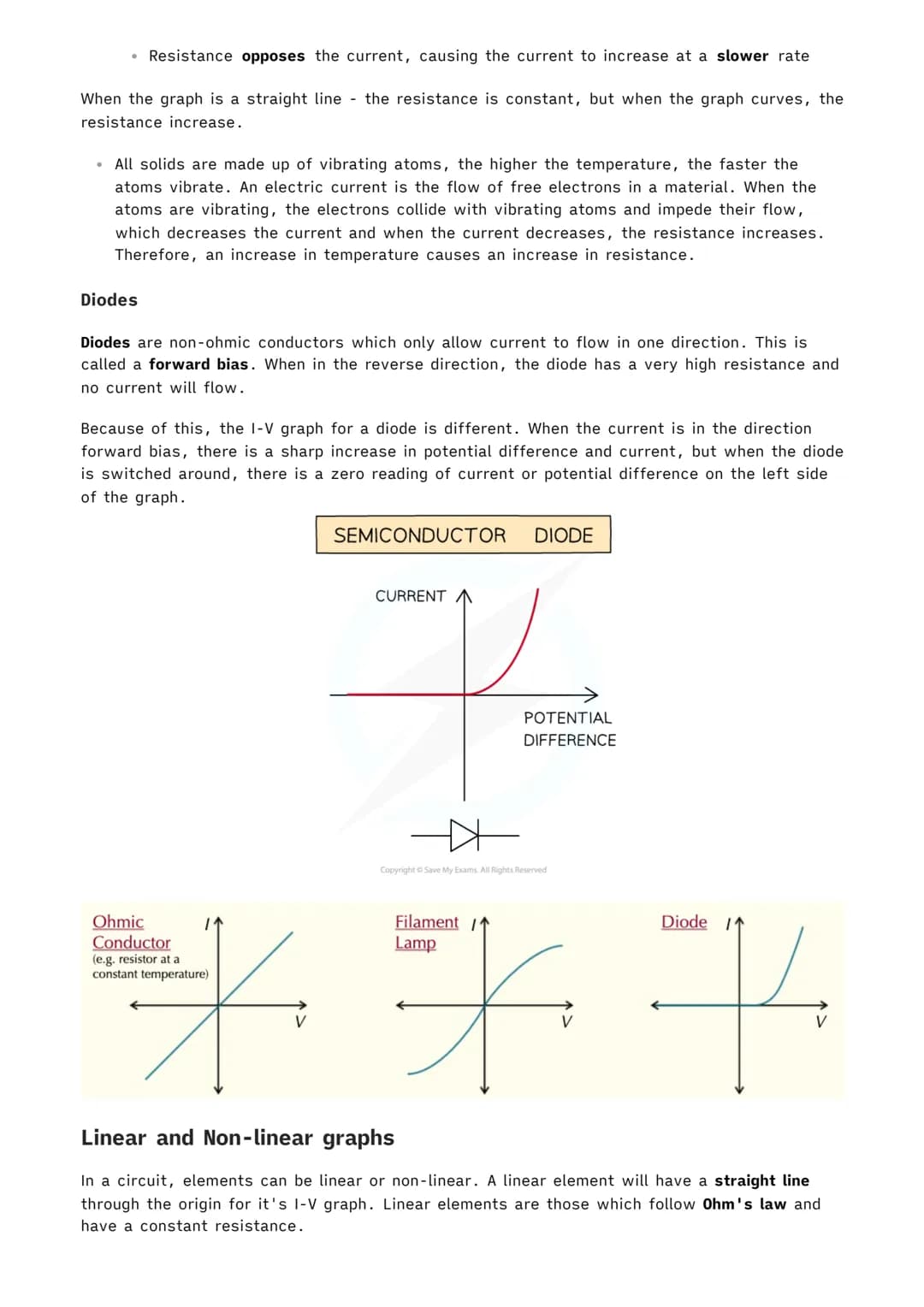 |
1.2.1 Current, Potential Difference and Resistance
Physics MOC
Standard Circuit Diagram Symbols
There are a number of standard symbols whi