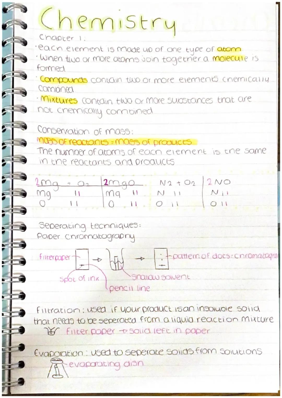 Chemistry: Elements, Compounds, and Mixtures