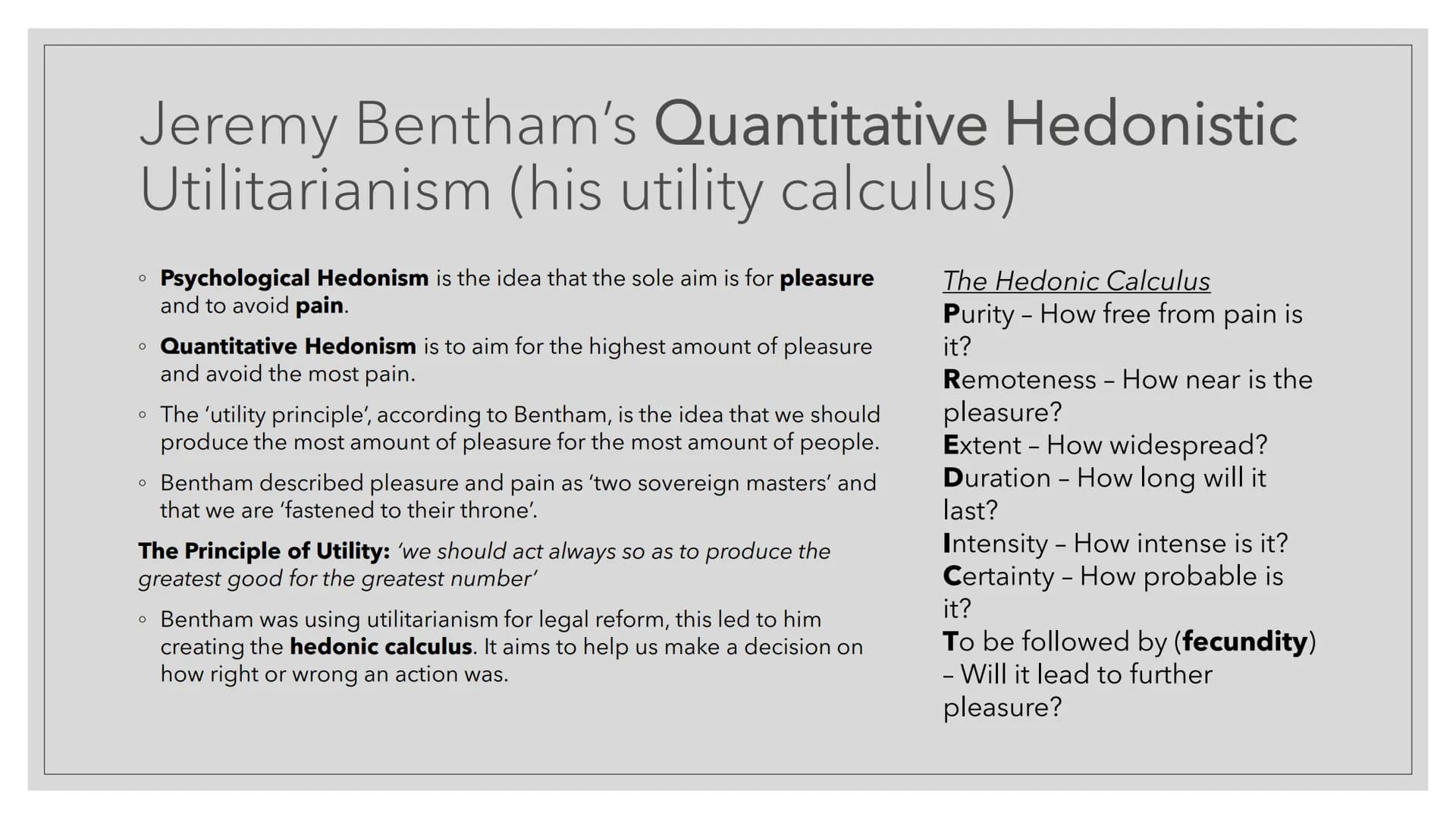 ವಿ
UTILITARIANISM
A CONSEQUENTIALIST APPROACH TO ETHICS
Revision Cards
Refifte Consequentialism
Consequentialism is the idea that the conseq