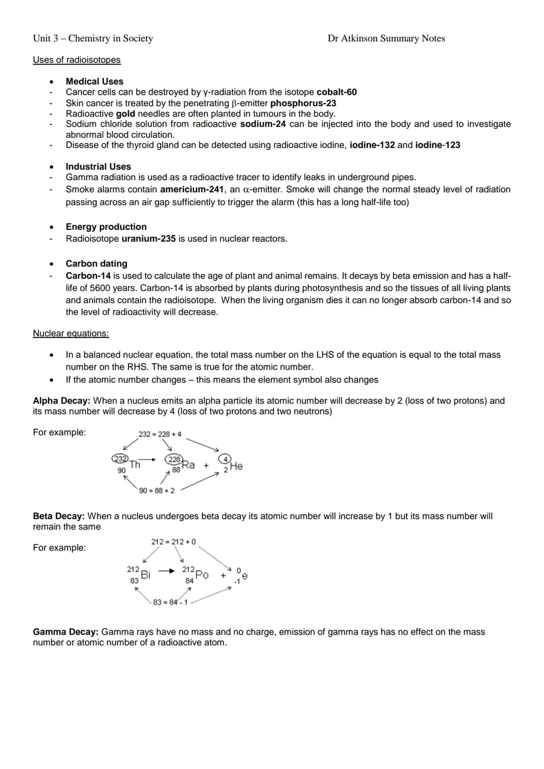 Unit 3 - Chemistry in Society
Properties of Plastics Topic Summary Sheet
●
●
●
●
Two types of polymers
Plastics are a group of important mat
