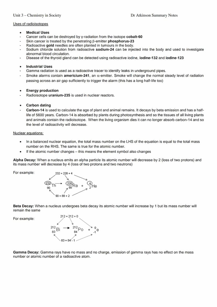 Unit 3 - Chemistry in Society
Properties of Plastics Topic Summary Sheet
●
●
●
●
Two types of polymers
Plastics are a group of important mat