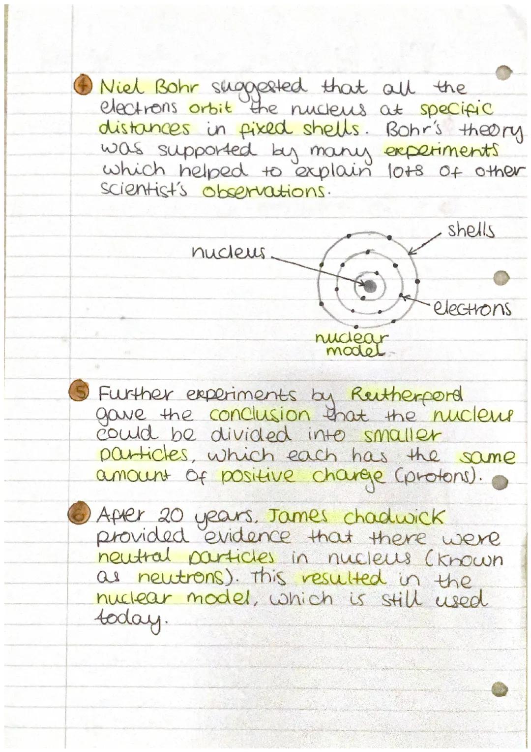The History of the Atom
page 31
• At the start of the 19th century. John Dalton
described atoms as solid spheres, and
they to make up differ