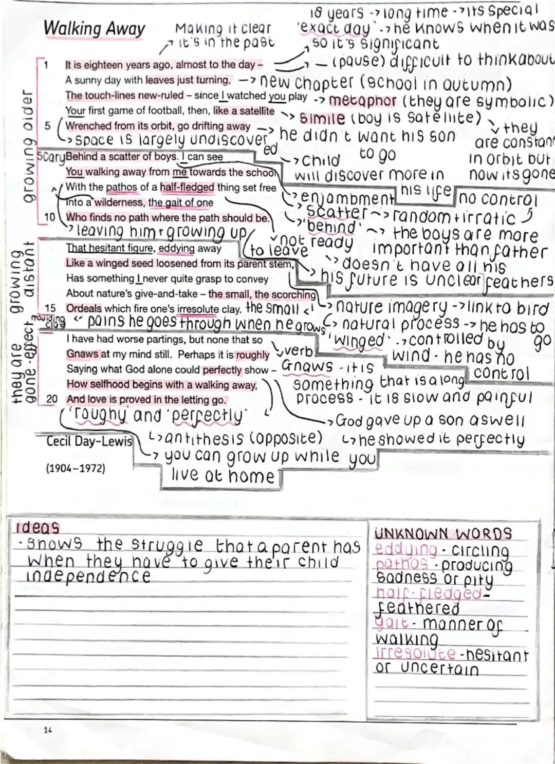 Love And
Relationships
Poetry
annotation
Aqua When We Two Parted
1
When we two parted
In silence and tears, ->show sadness
Half broken-heart