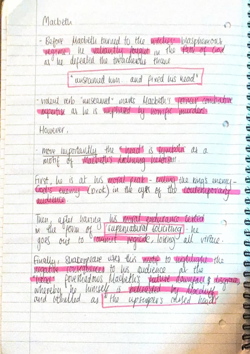 SUPERNATURAL
The
Intro "human kindness"
Banquo: " instruments of darkness" - "greater" & "besser"
supernatural soliciting"
U
"Why hath it gi