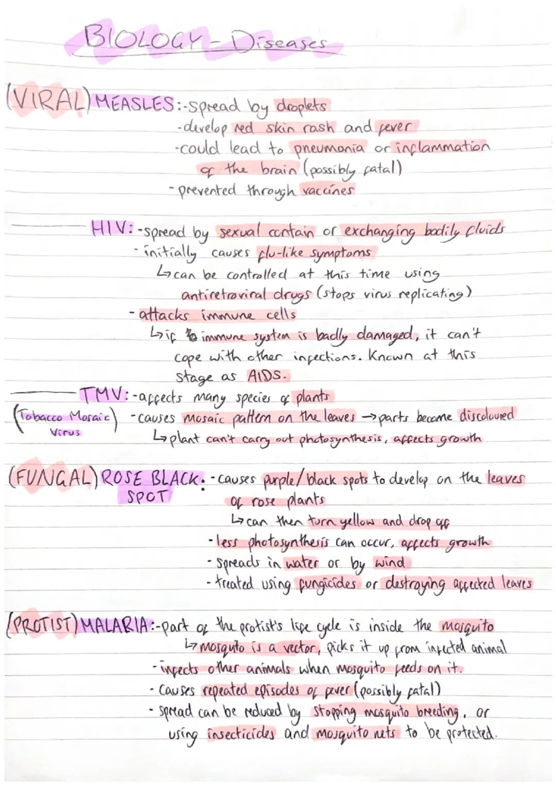 Blology Diseases
Pathogens
are microorganisms, enter the body and cause disease.
L> cause communicable diseases (plants + animals).
·BACTERI