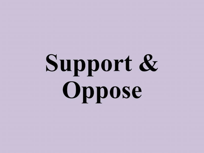
<h2 id="supportopposeoptionchoice">Support &amp; Oppose Option / Choice</h2>
<p>When faced with a statement, it's important to provide evid