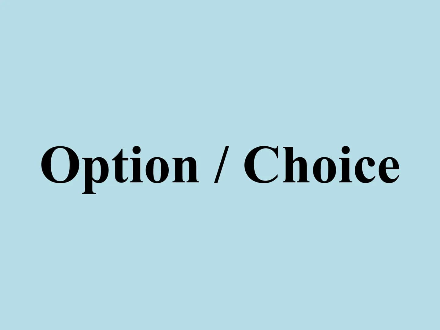 
<h2 id="supportopposeoptionchoice">Support &amp; Oppose Option / Choice</h2>
<p>When faced with a statement, it's important to provide evid