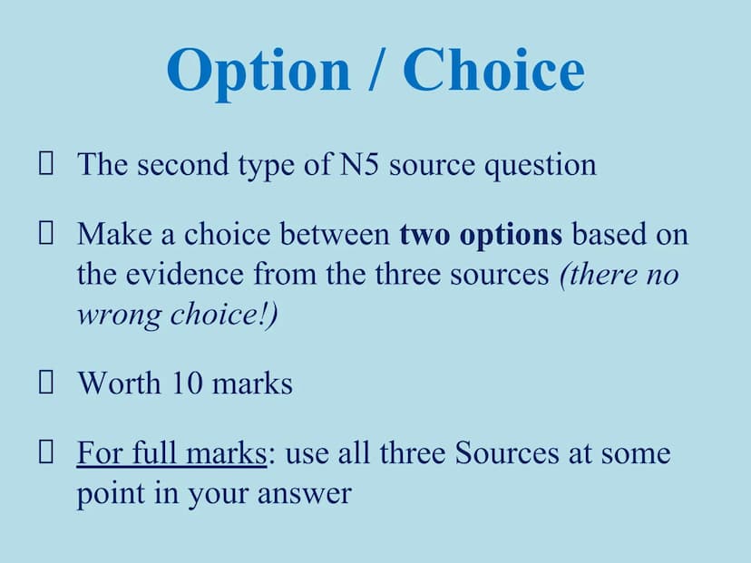 
<h2 id="supportopposeoptionchoice">Support &amp; Oppose Option / Choice</h2>
<p>When faced with a statement, it's important to provide evid