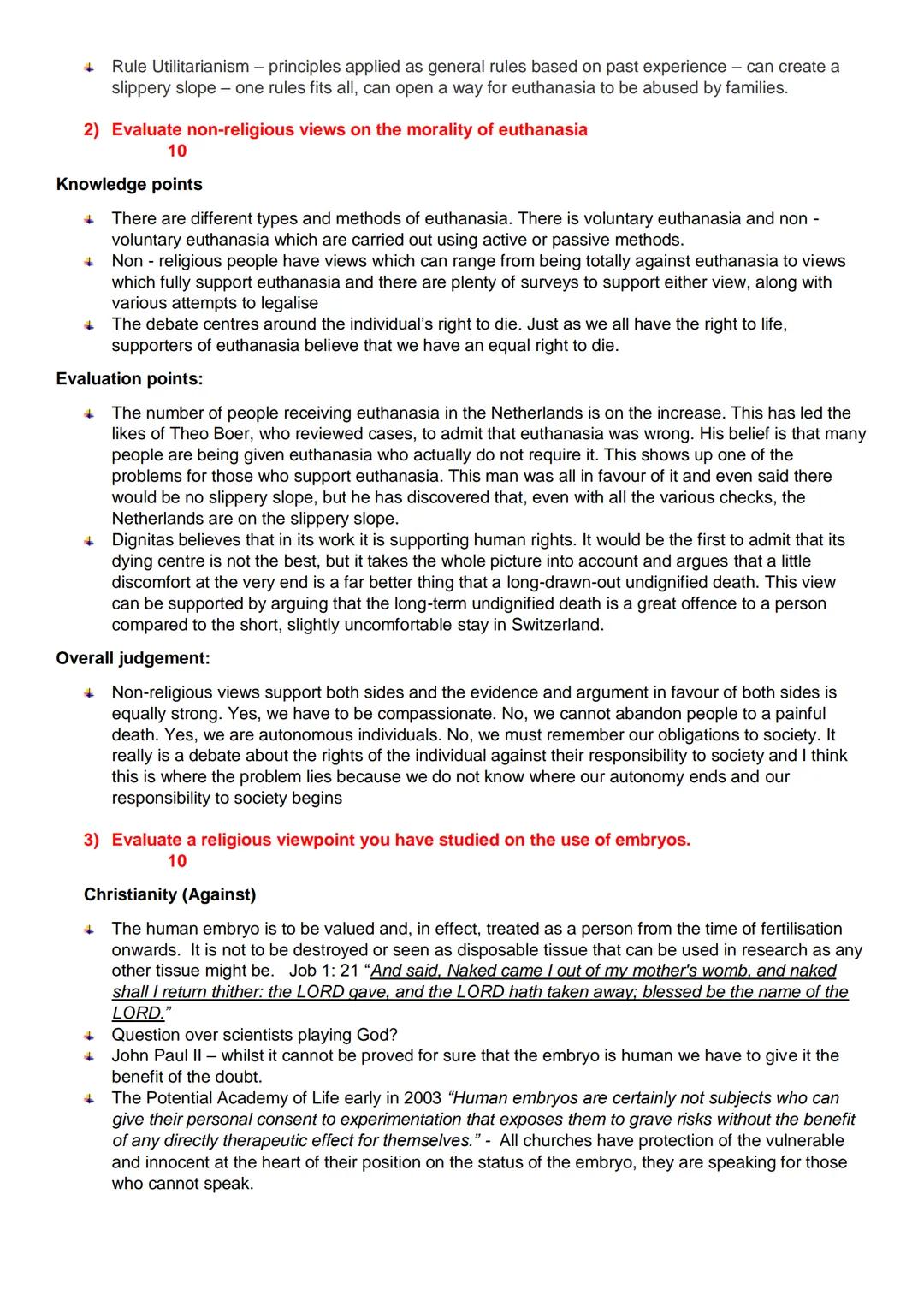 Christianity Exam questions
1. Explain the purpose of living according to the gospels.
10
This is an analysis question. The purpose of this 