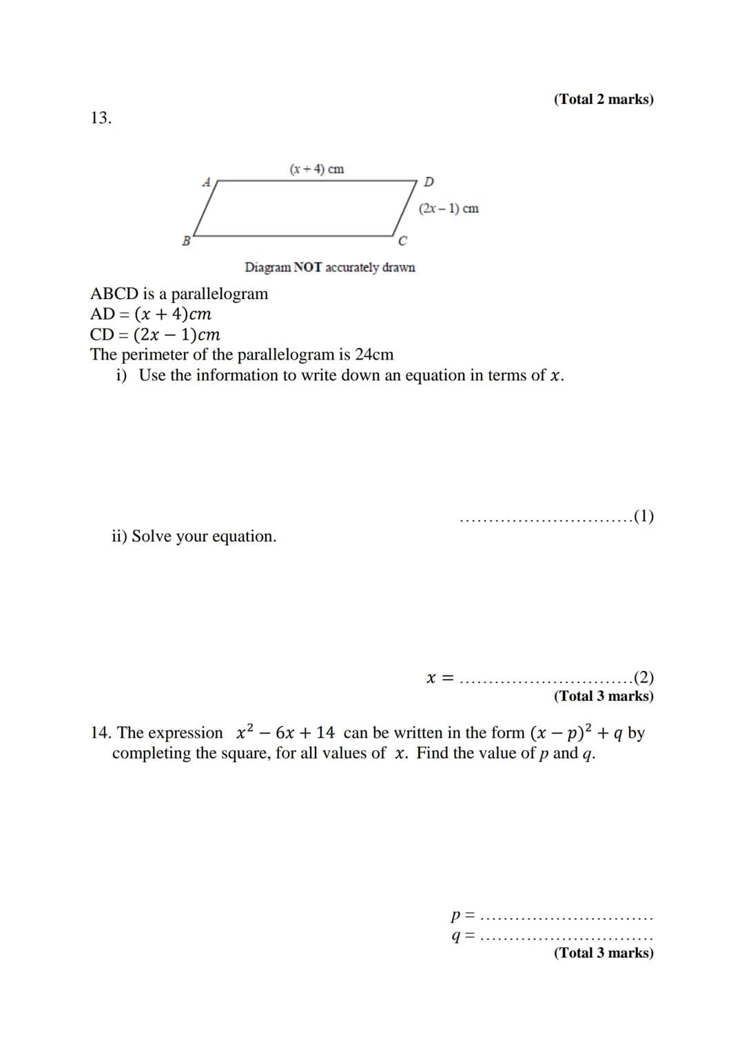 Name:
Scores:-
Mathematics
Bridging
Assignment
Number: /25
Graphs of Functions: /12
Algebra: 33
Total: /70
COPTHALL SCHOOL A) NUMBER.
Laws o