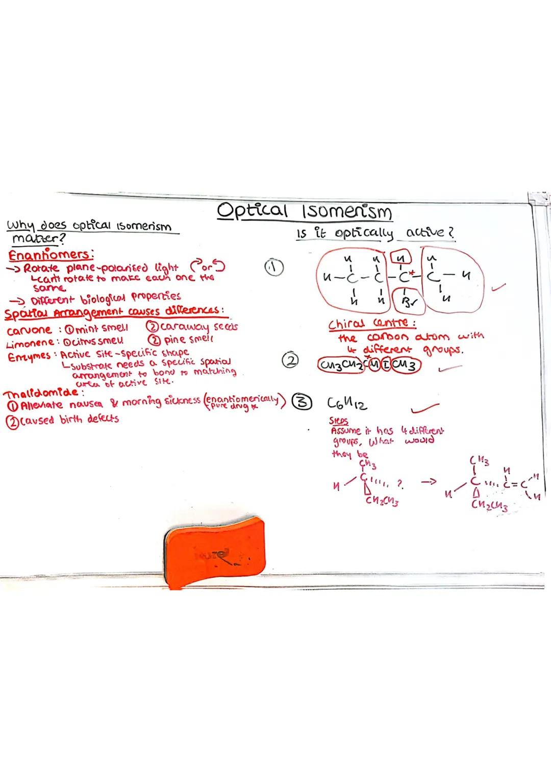 What are opical Isomers/Grontiomers
minor images.
-Non-superimposable
-4 carbon atoms must have
4 different groups
Tetrahedral
4
CL
Cine
SUR