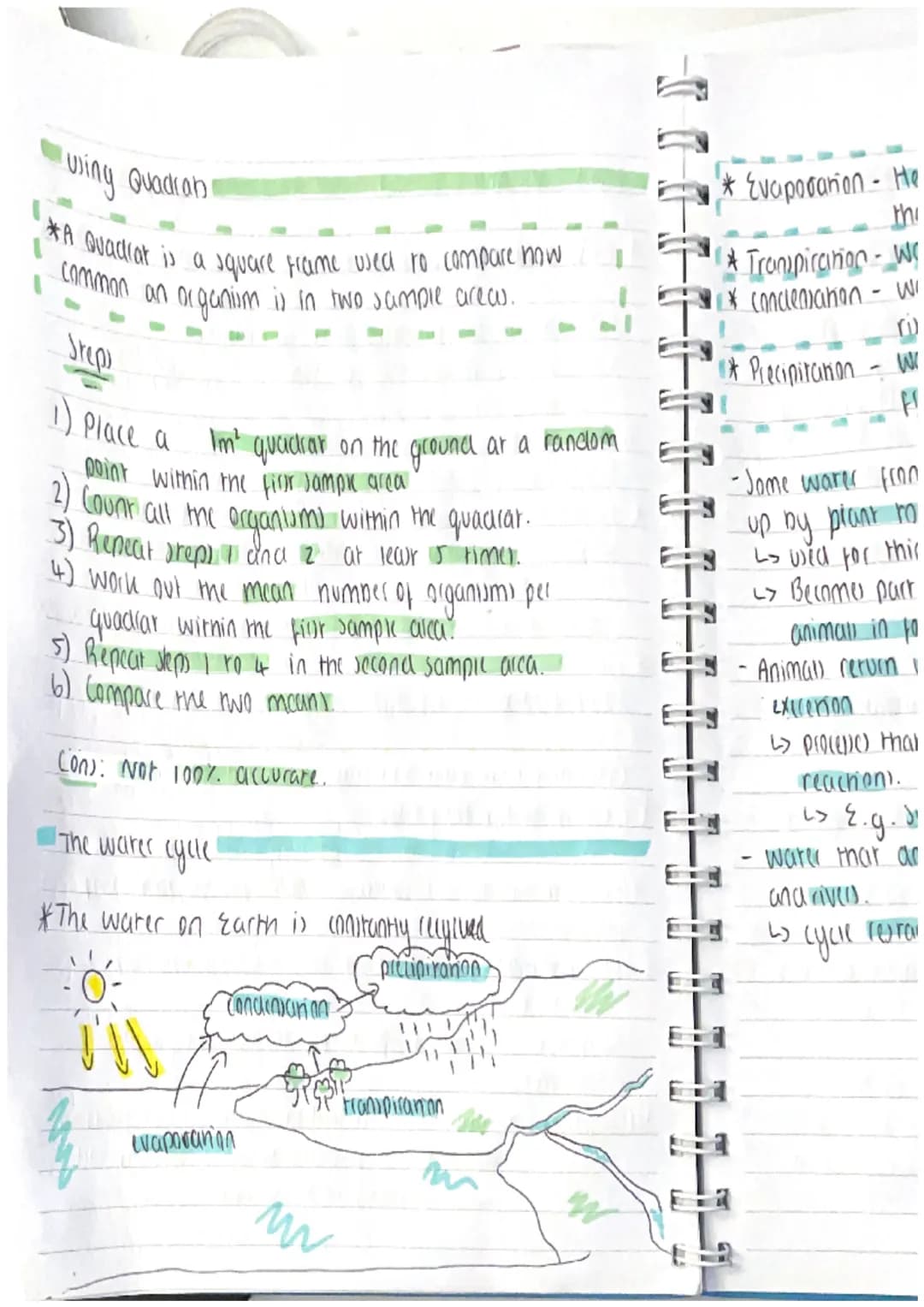 hui
he g
al wa
suse
E
4) Bio
PUP TWater
The Co
There are
2) The
amo
COO
3) The
mig
in lo
8.g.
over
bin diversity
The Earth is get
of global 