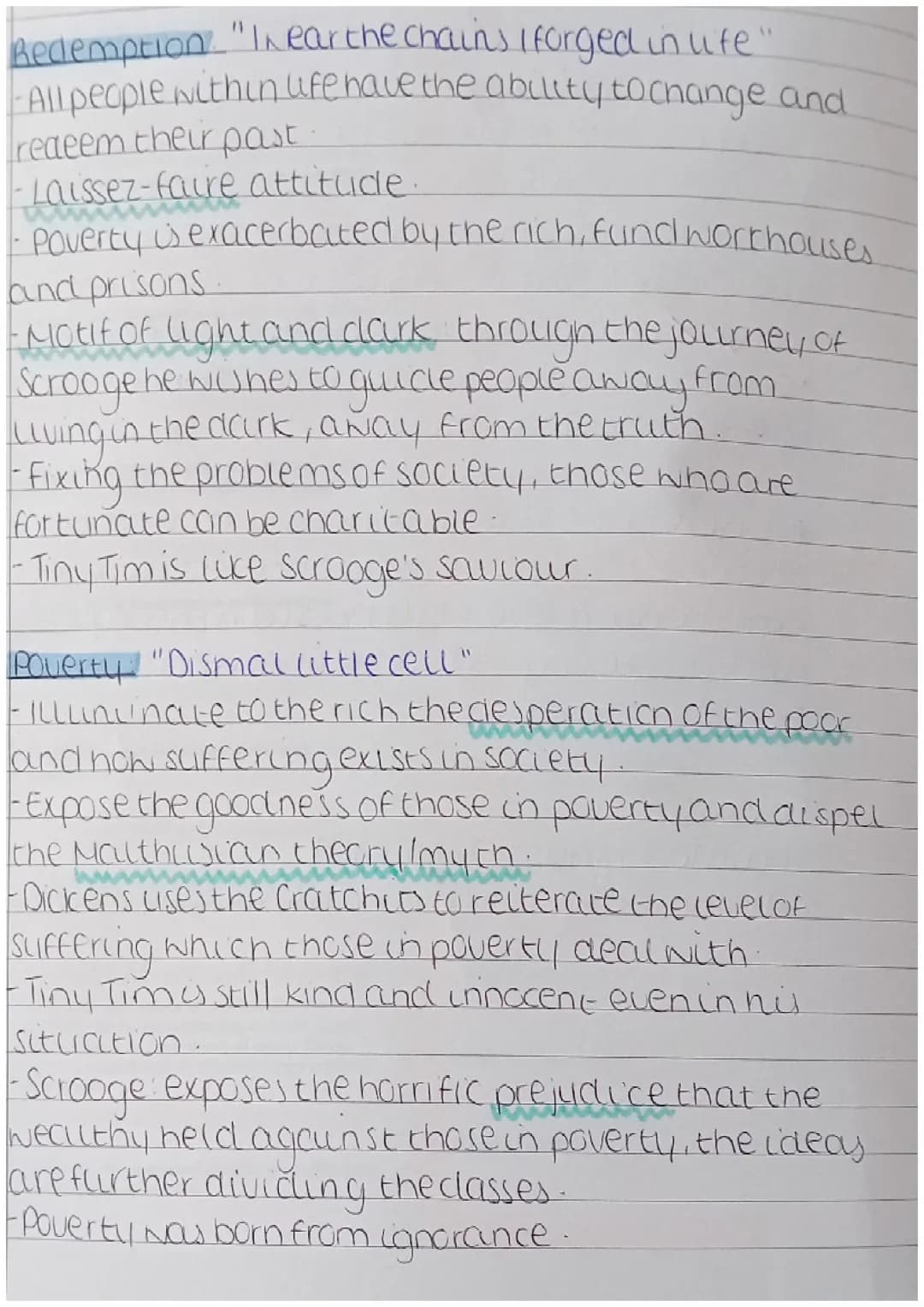 A Christmas Carol Themes