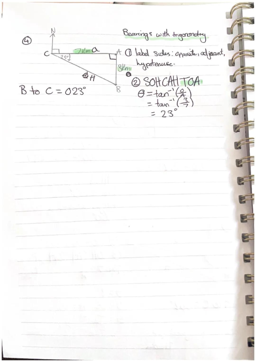 DEARING
year
- Bearings are always measured.
Remember to draw
North line in before measuring
a bearing of the North line
isn't given already