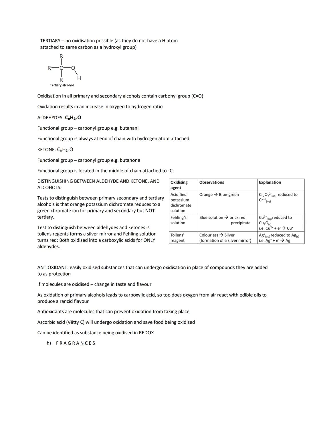 a) SYSTEMATIC CHEMISTRY
ALKANES: CnH2n+2
unit two
Carbon to carbon bonds - all single bonds
Saturated so it doesn't decolourise in bromine
A