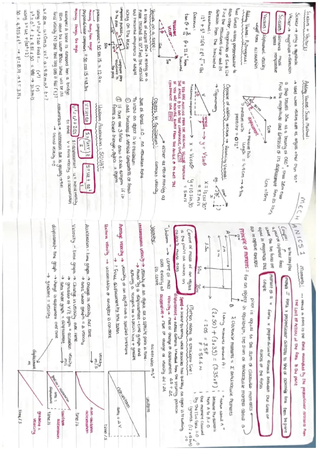 How to Add Vectors with the Scale Trick and Learn Physics Fun with Moments