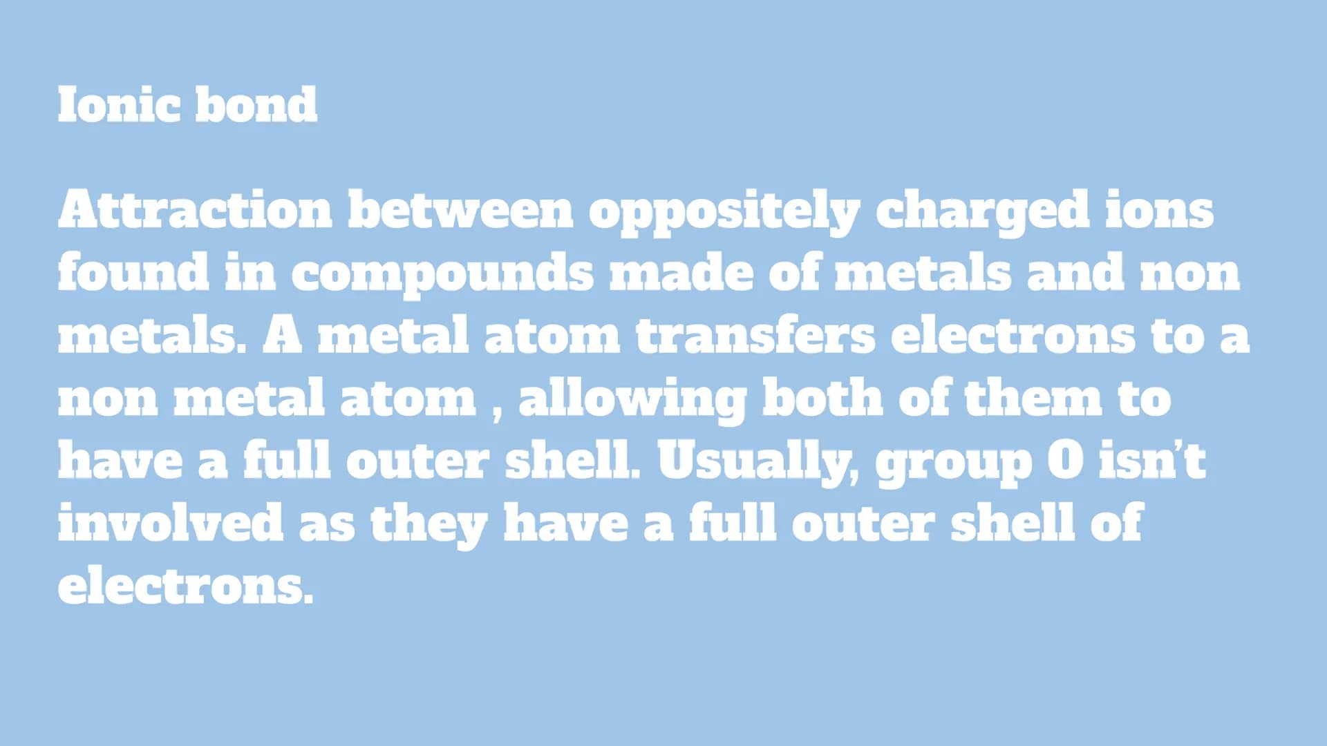 Chemistry topic 2
Bonding, Structure, and The
Properties of Matter What are ions?
Ions are charged particles created when an
atom or molecul