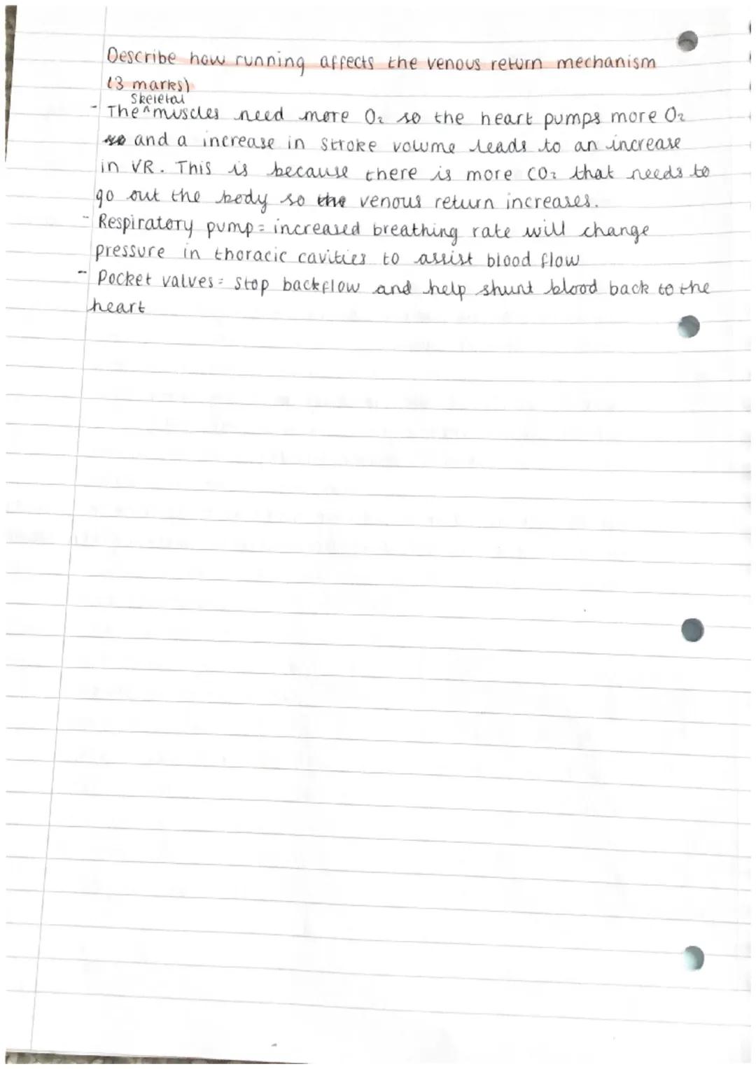 Venous return and Starlings law

- Venous return = the return of blood to the right side of the
heart via the vena cava

- *70% of total vol