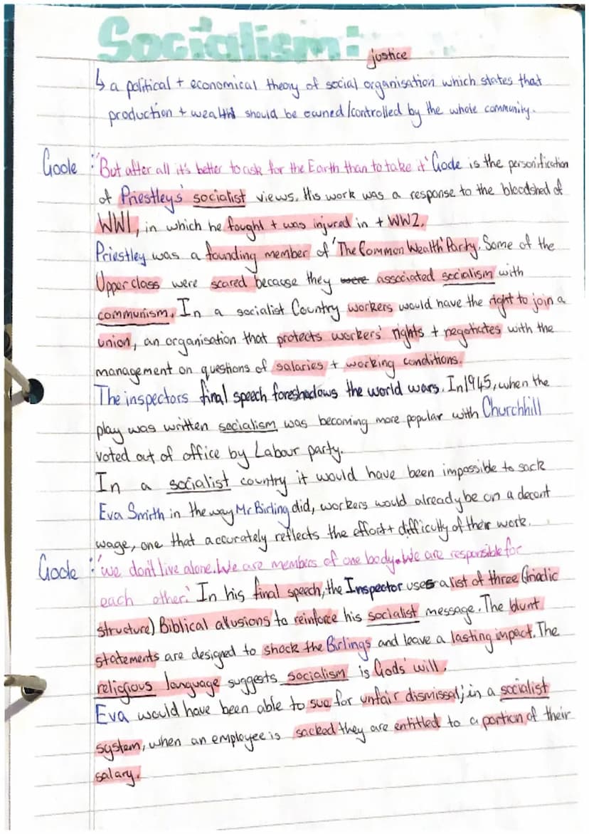 Gender:
Priestly
Uses
Birling to criticise the sexist attitudes of the era.
Sheila shows that women are as capable and independant
as
a
man.