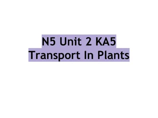 Know transport in plants thumbnail