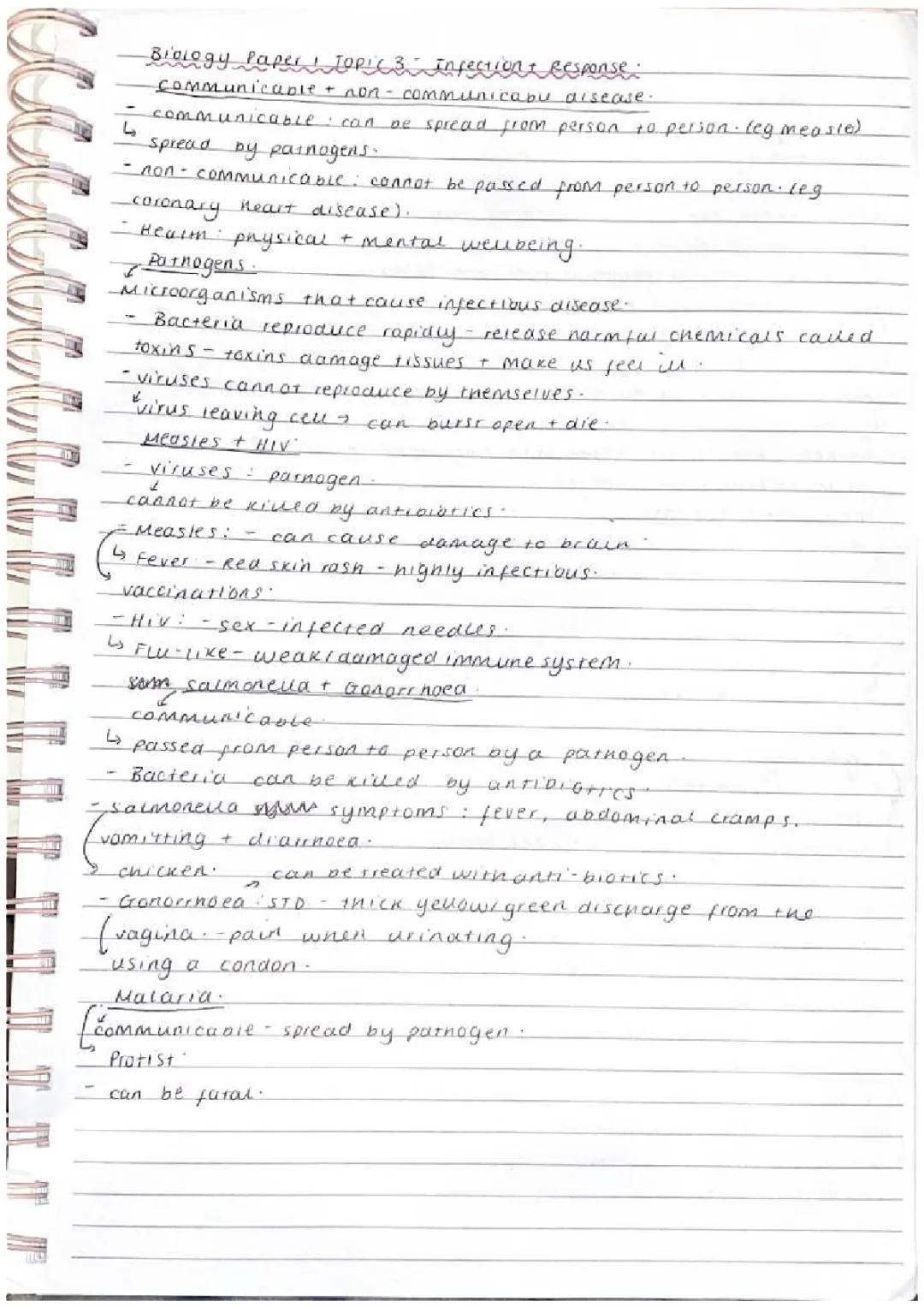 Biology - Infection and Response