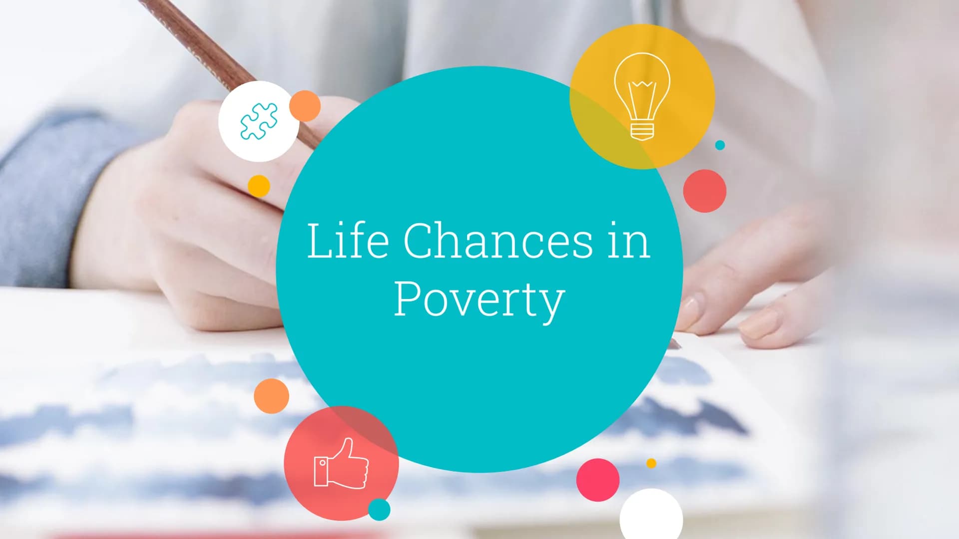 ++
Life Chances in
Poverty
B Definitions
Poverty
Being without
essentials (food, water,
clothes, shelter) or
things common in
society (tv, p