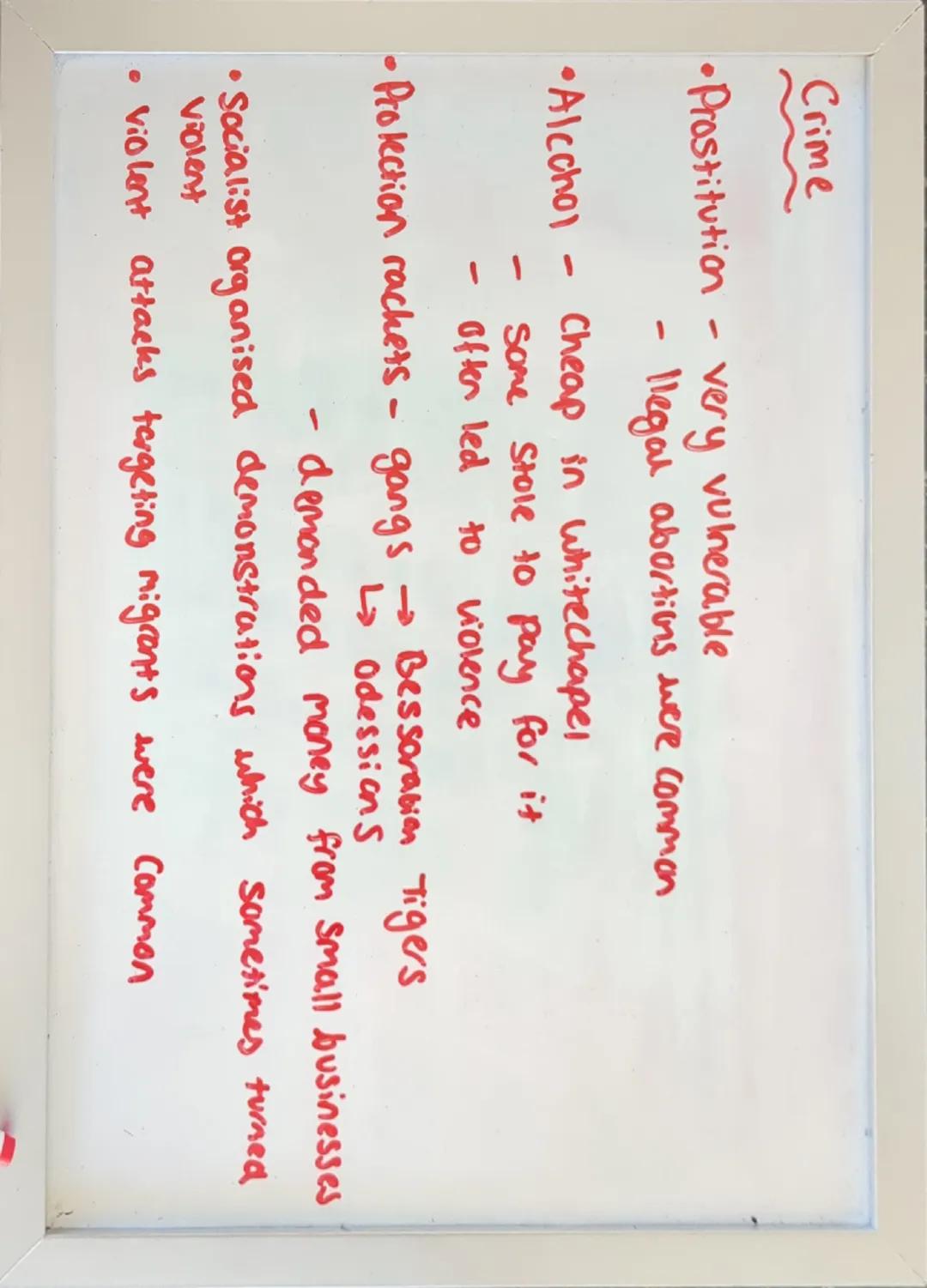 # White Chapel Context

- Poverty
  - Alcoholism
  - Poor health
  - Casual employment
  - Sweat Shops

- Crime
  - Prostitution
  - Violent