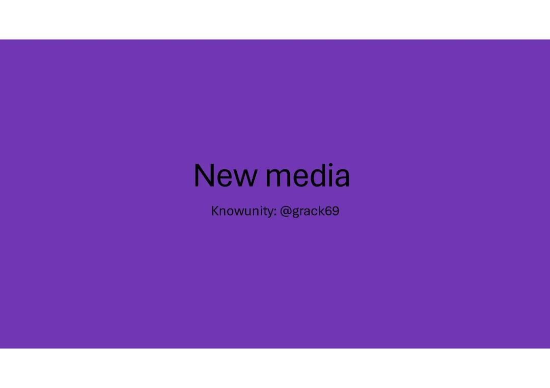 New Media