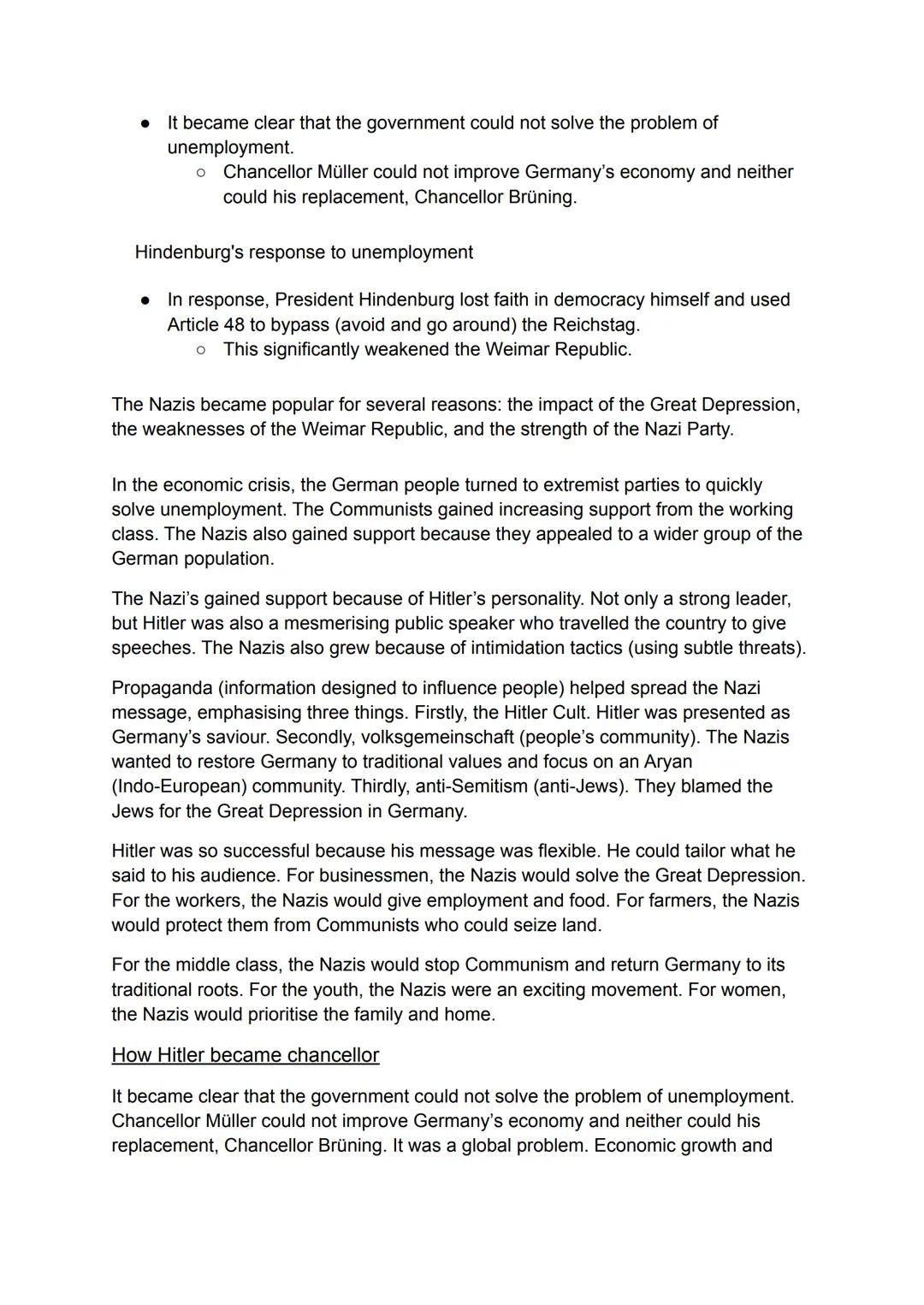 '
History Nazi Germany 1918 - 1939 # The Weimar republic 1918 - 1929

World war 1

The First World War affected Germany socially, economical
