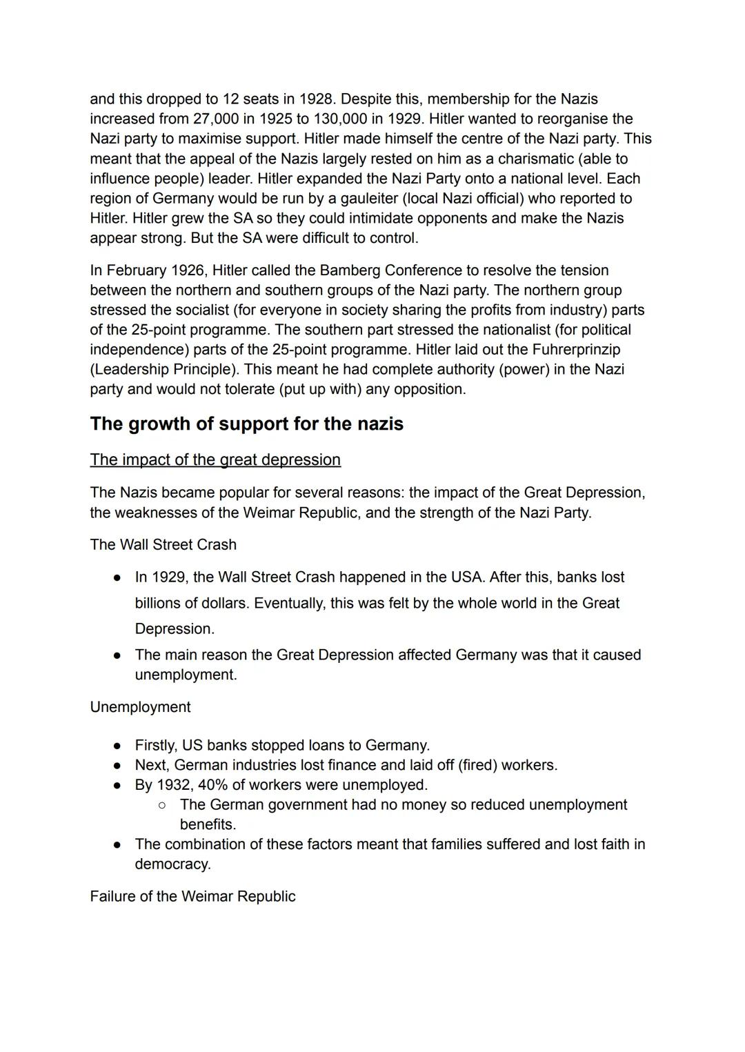 '
History Nazi Germany 1918 - 1939 # The Weimar republic 1918 - 1929

World war 1

The First World War affected Germany socially, economical