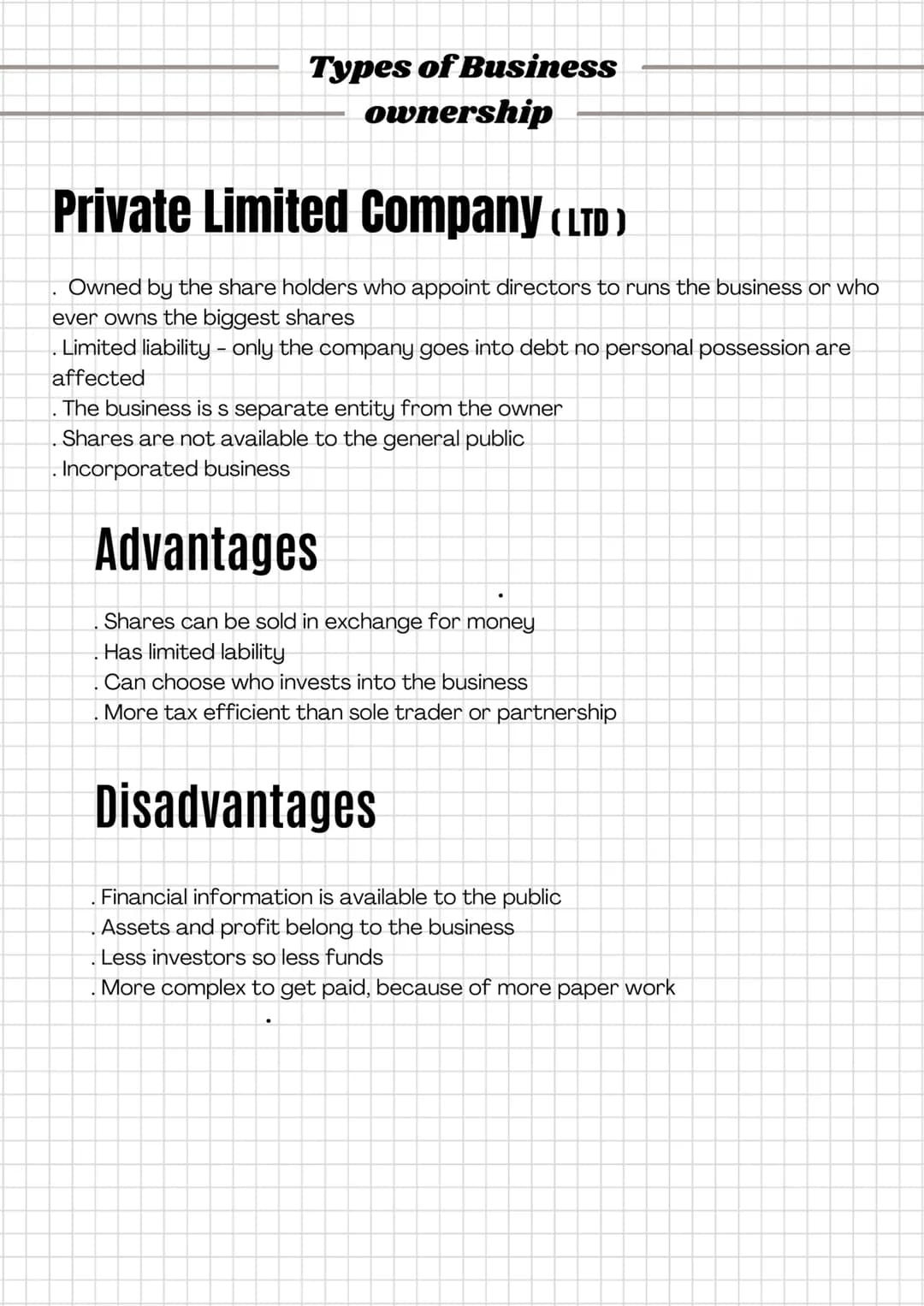 
<h2 id="soletrader">Sole Trader</h2>
<p>Sole Trader, often referred to as a sole proprietor or self-employed, is a private sector type of b