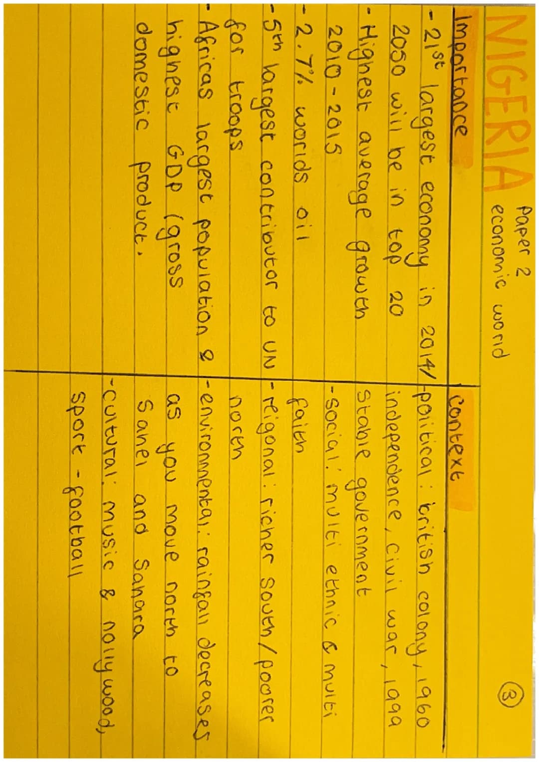 nigeria case study - economic world