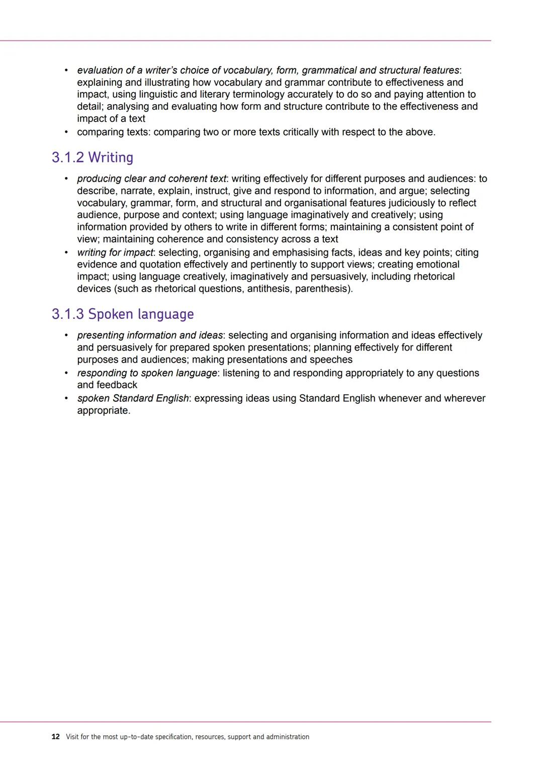 AQA
Realising potential
GCSE
ENGLISH
LANGUAGE
(8700)
Specification
For teaching from September 2015 onwards
For exams in May/June 2017 onwar