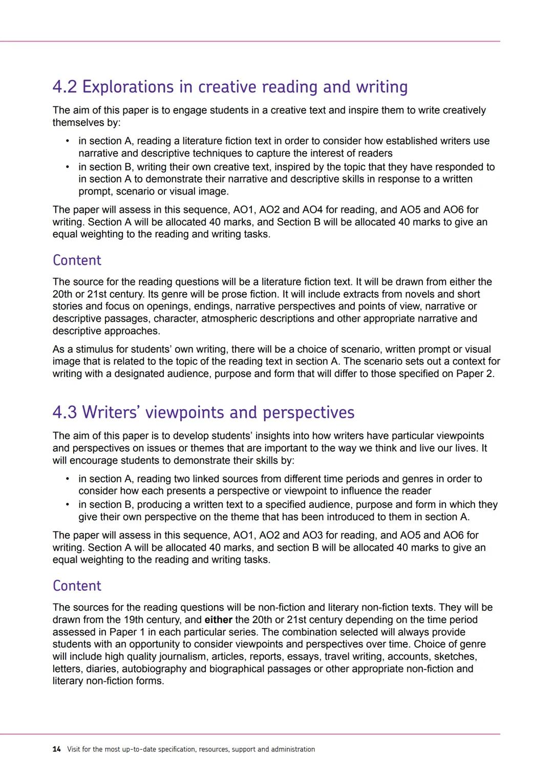 AQA
Realising potential
GCSE
ENGLISH
LANGUAGE
(8700)
Specification
For teaching from September 2015 onwards
For exams in May/June 2017 onwar