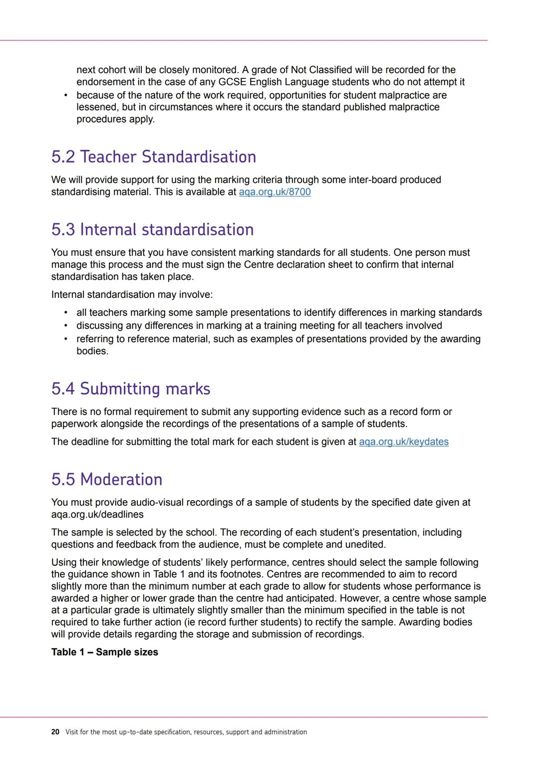 AQA
Realising potential
GCSE
ENGLISH
LANGUAGE
(8700)
Specification
For teaching from September 2015 onwards
For exams in May/June 2017 onwar