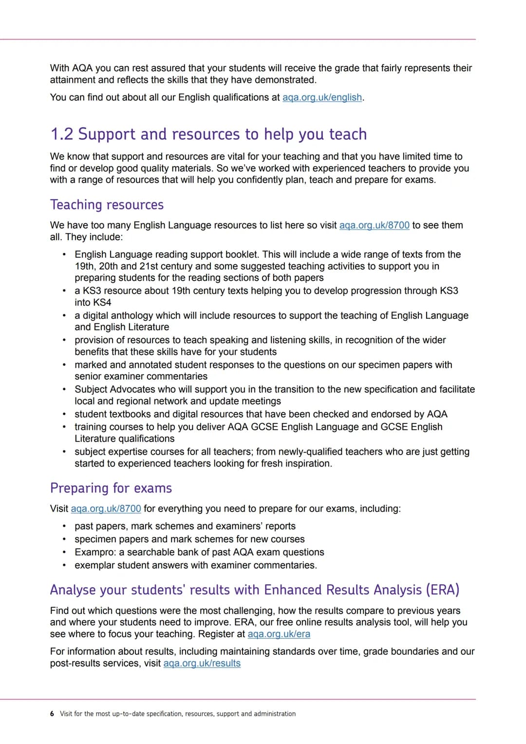 AQA
Realising potential
GCSE
ENGLISH
LANGUAGE
(8700)
Specification
For teaching from September 2015 onwards
For exams in May/June 2017 onwar