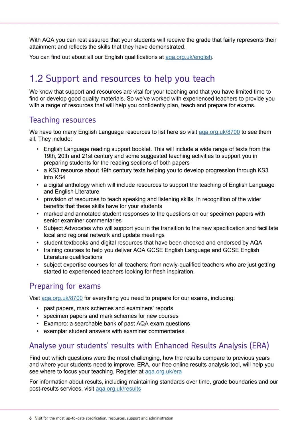 AQA
Realising potential
GCSE
ENGLISH
LANGUAGE
(8700)
Specification
For teaching from September 2015 onwards
For exams in May/June 2017 onwar