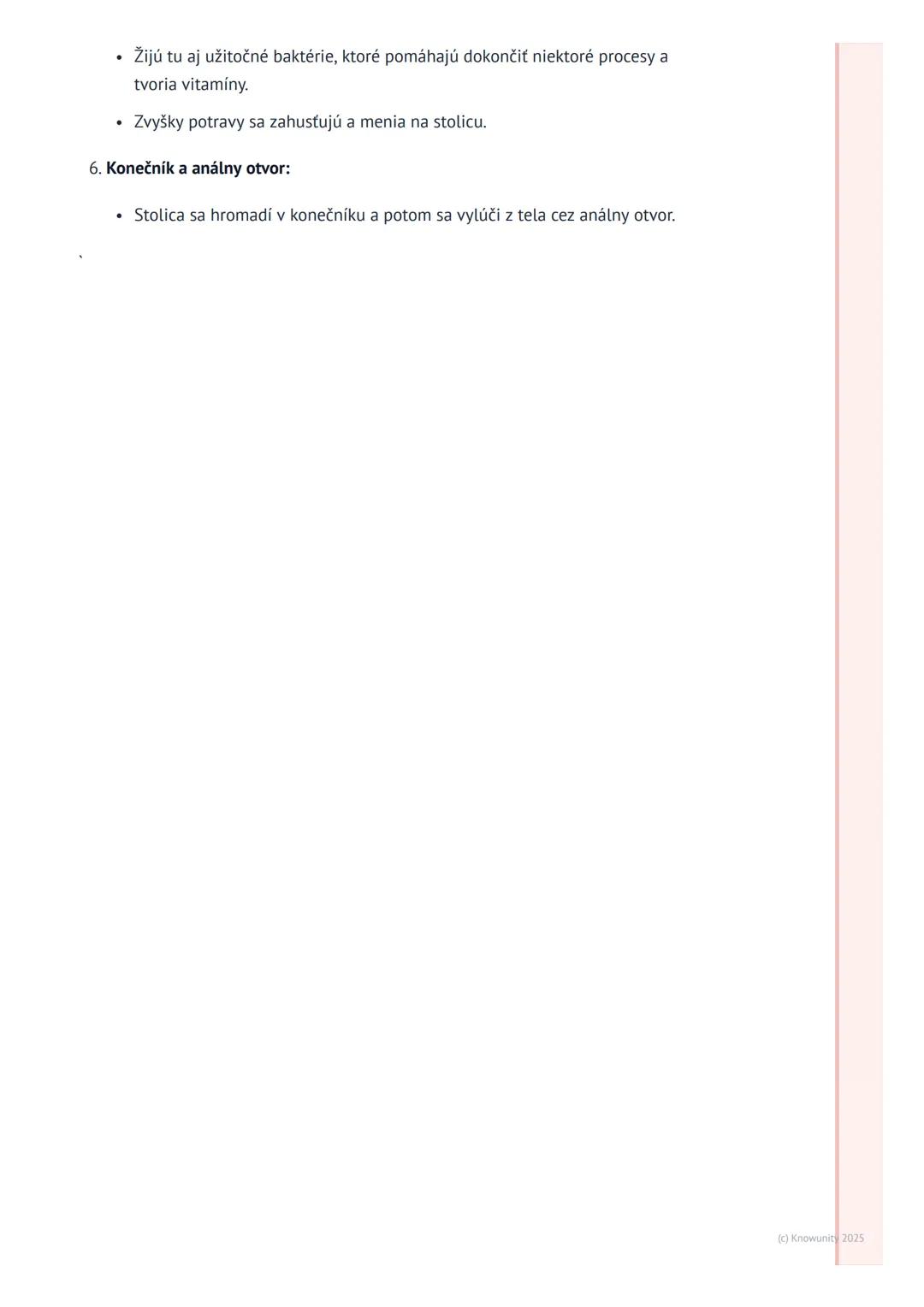 # Tráviaca sústava

# 1. Prehľad tráviacej sústavy

Tráviaca sústava je veľmi dôležitá časť nášho tela. Pomáha nám spracovať všetko
jedlo, k