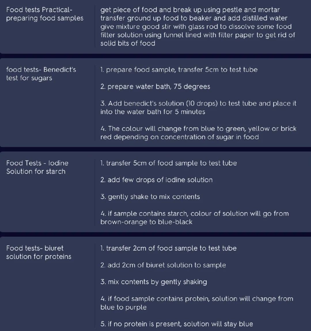 Easy Science Experiments: Sugar, Starch, and Fat Tests!