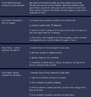 Know GCSE biology - food tests thumbnail