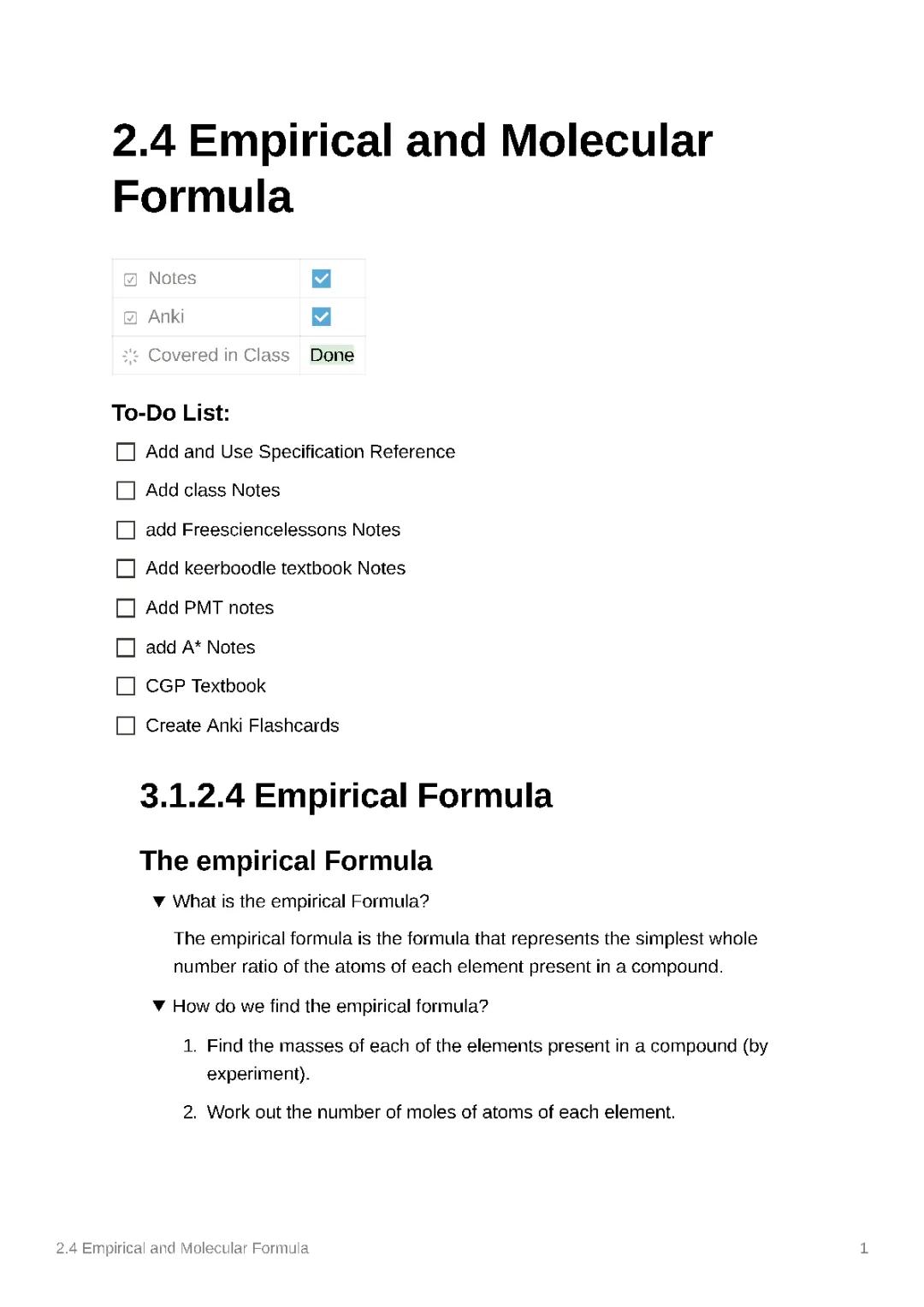 Learn How to Calculate Empirical and Molecular Formulas for Different Compounds