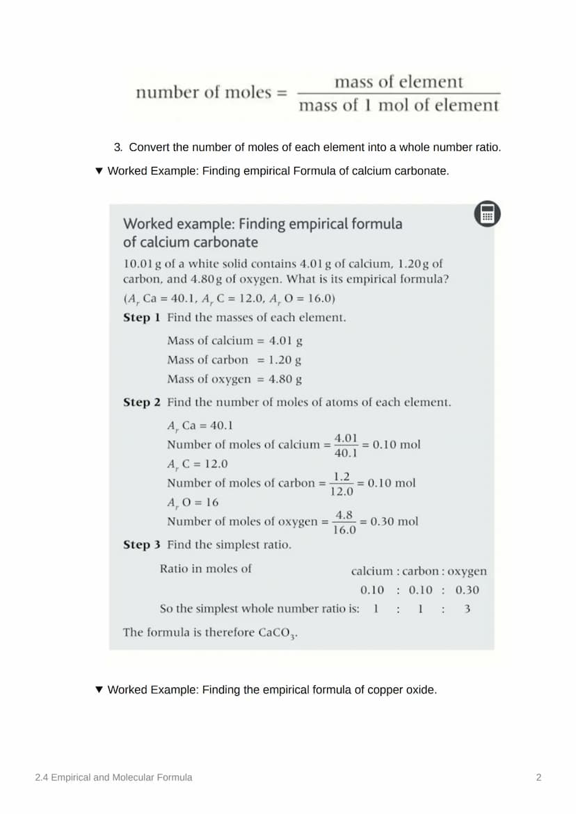 2.4 Empirical and Molecular
Formula
Notes
Anki
Covered in Class Done
To-Do List:
00
Add and Use Specification Reference
Add class Notes
add 