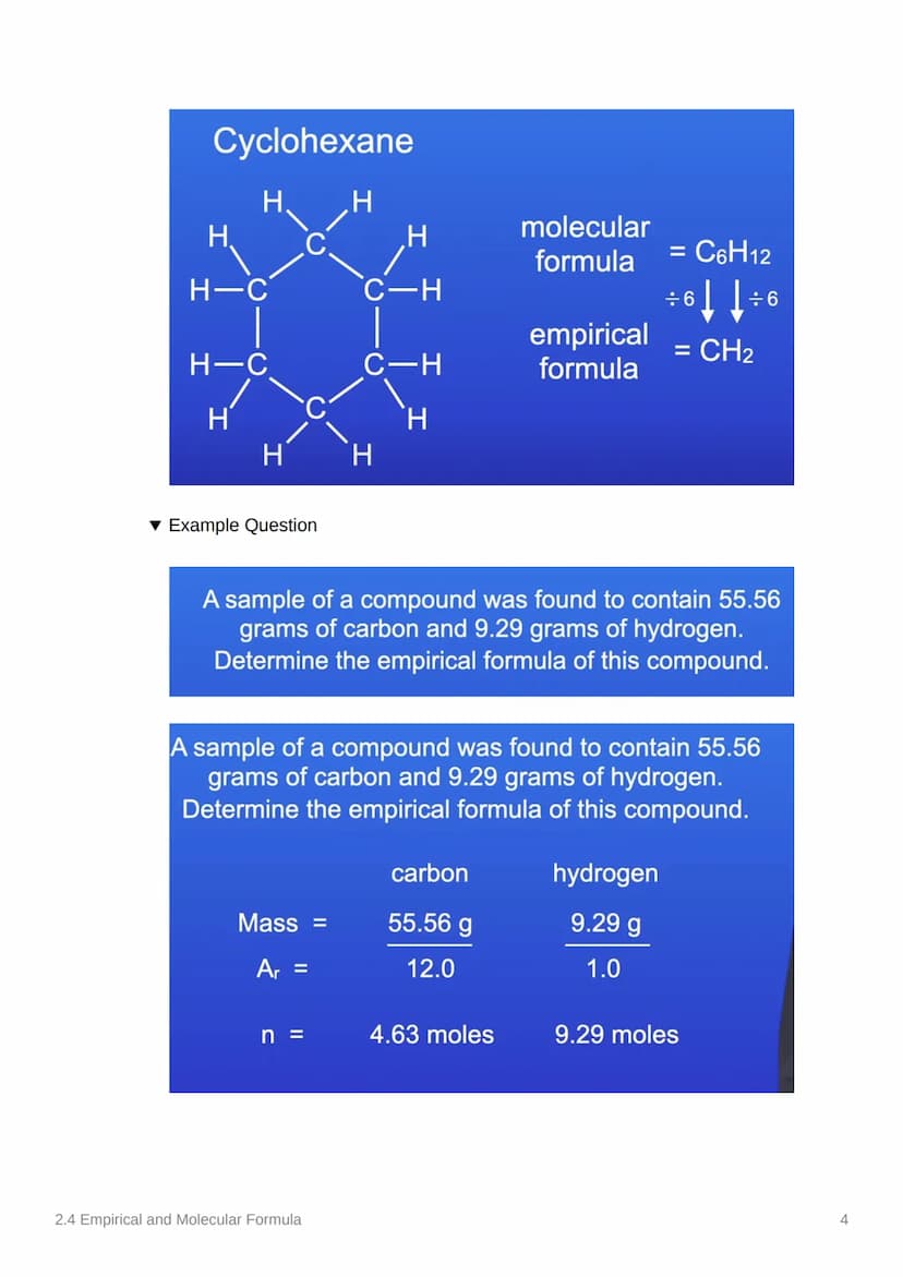 2.4 Empirical and Molecular
Formula
Notes
Anki
Covered in Class Done
To-Do List:
00
Add and Use Specification Reference
Add class Notes
add 